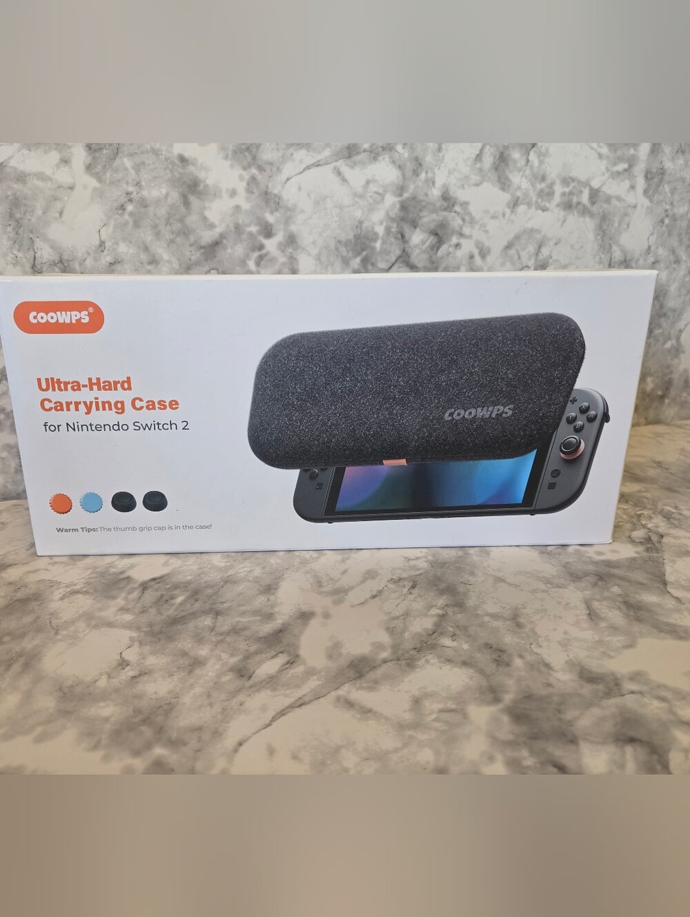 Coowmps Nintendo Switch 2 Ultra-Hard Carrying Case in Deepest Black
